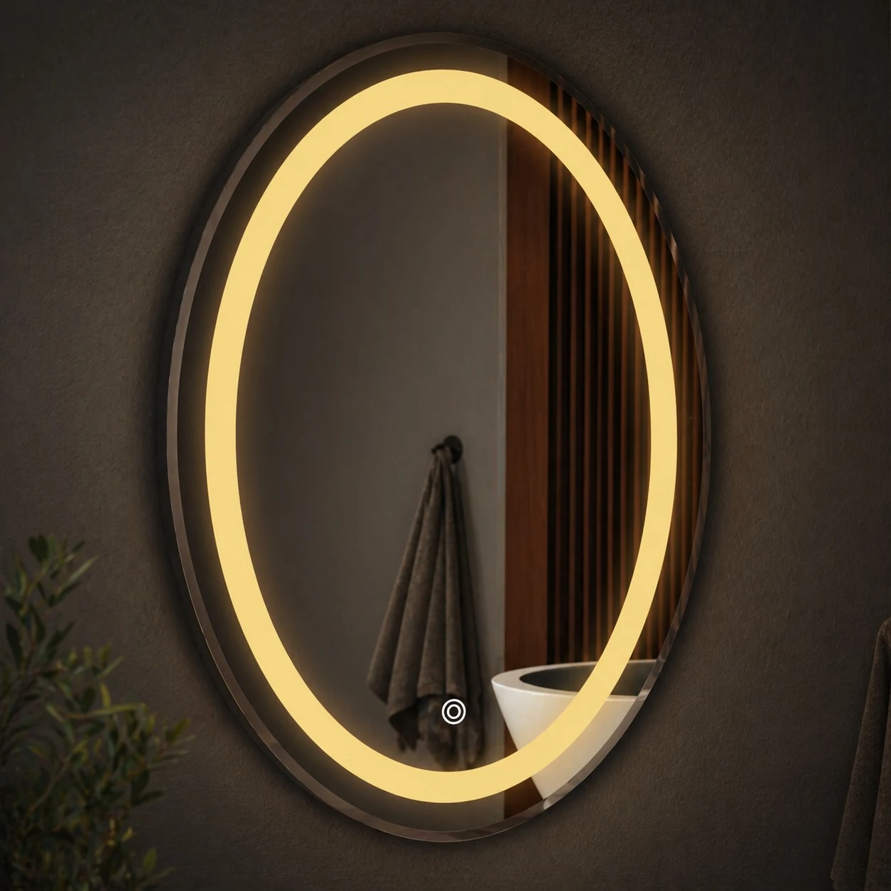Arched Dressing Vanity LED Mirror