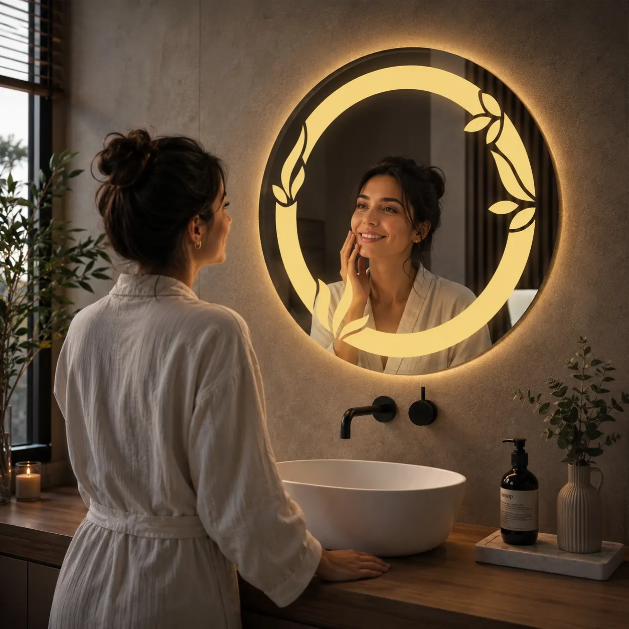Horizon Dual-Touch Intelligent Mirror