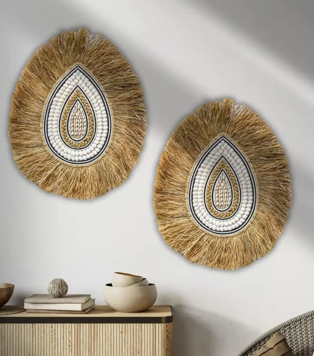 Spiritual Mandala Carved Wood Panel